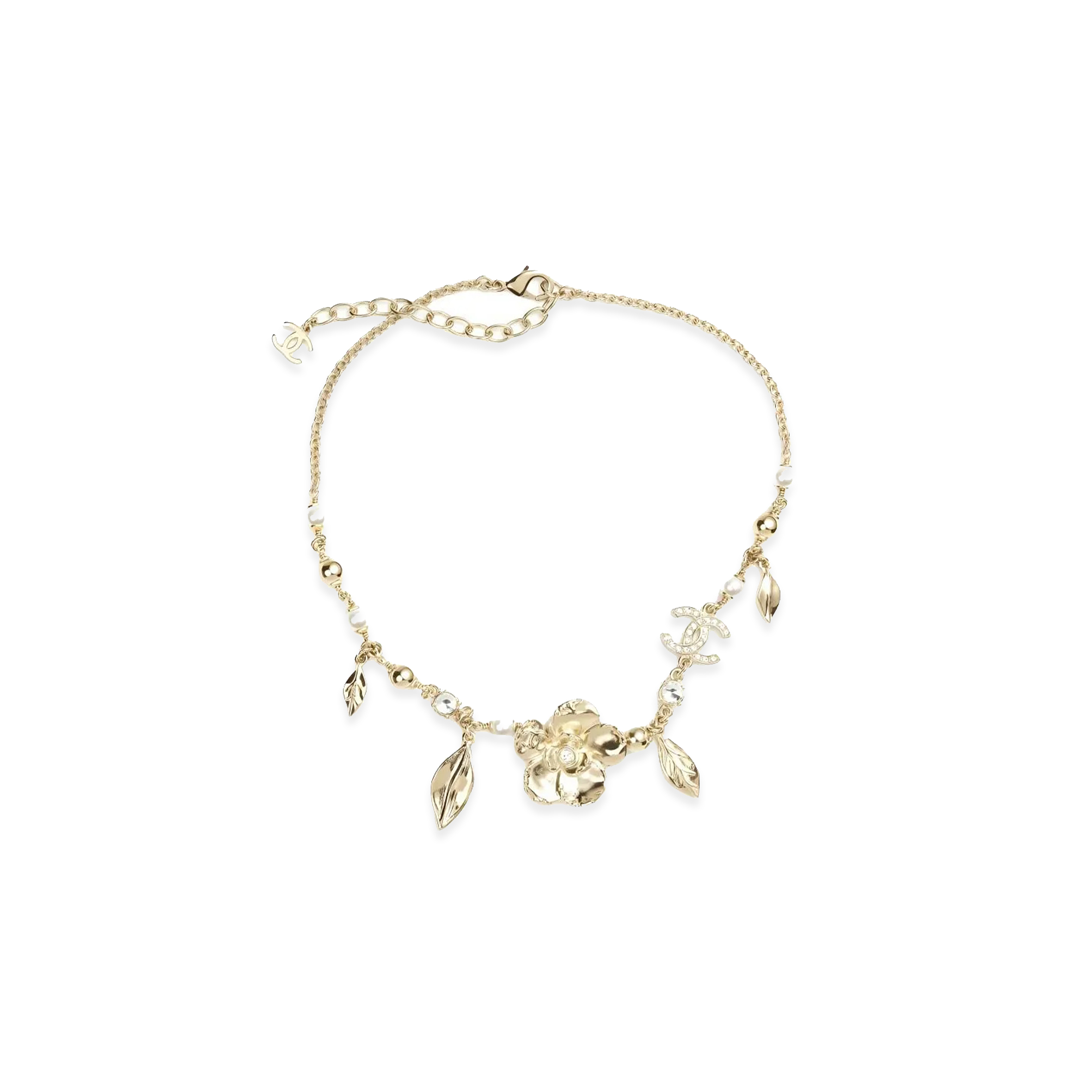 C*A*EL FLORAL LEAF PENDANT NECKLACE ABE307